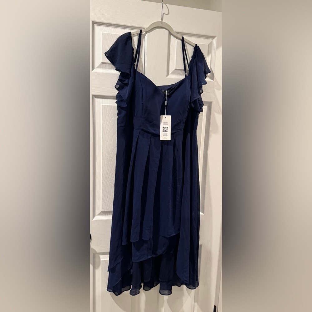 Elegant Navy Blue Women’s Dress